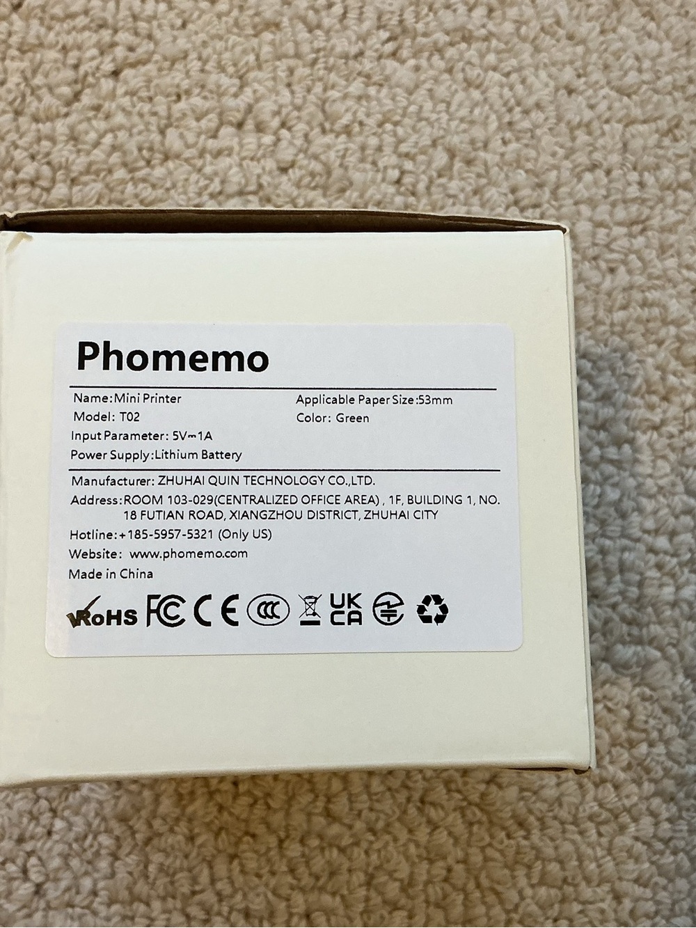 Phomememo Mini Printer - Picture 2 of 4